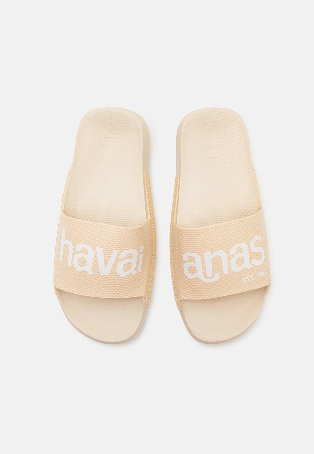 Шлепанцы SLIDE CLASSIC LOGOMANIA UNISEX Havaianas, цвет beige