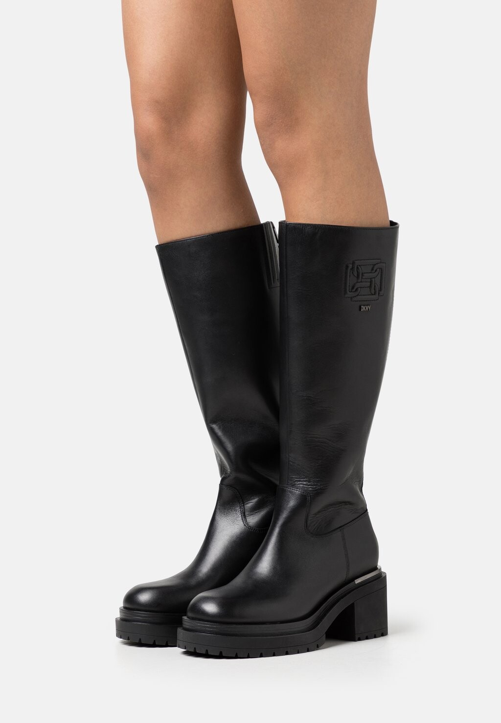 

Ботинки на платформе DKNY, черный