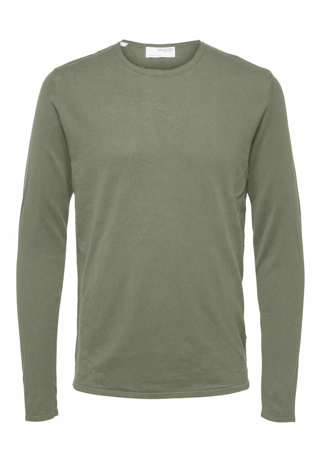 

Вязаный джемпер SLHROME LS CREW NECK B NOOS Selected Homme, цвет vetiver