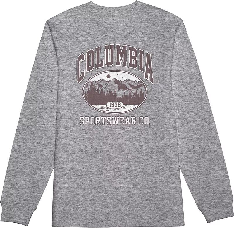 

Мужская футболка Columbia Ivy с длинными рукавами, серый