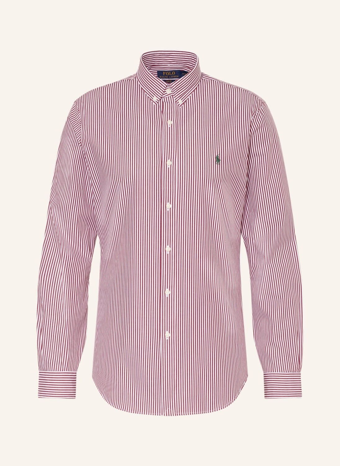 

Рубашка POLO RALPH LAUREN Slim Fit, темно-красный
