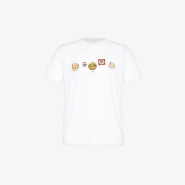 

Футболка из хлопкового джерси с графическим принтом badge Ps By Paul Smith, белый
