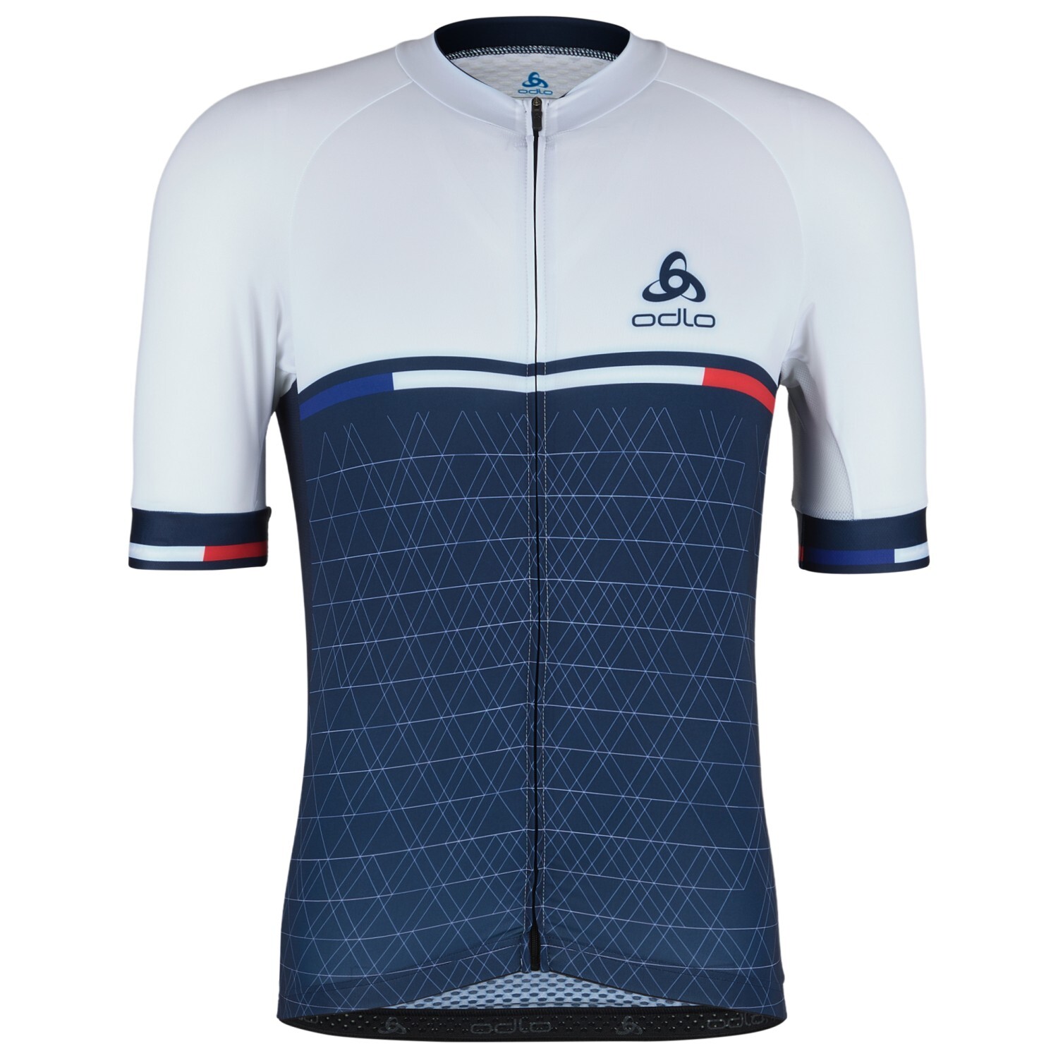 Велосипедный трикотаж Odlo Performance Aero S/S Jersey, цвет France Blue 2024