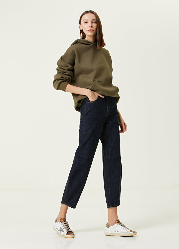

Женская толстовка mb scott oversize цвета хаки Mons Bons