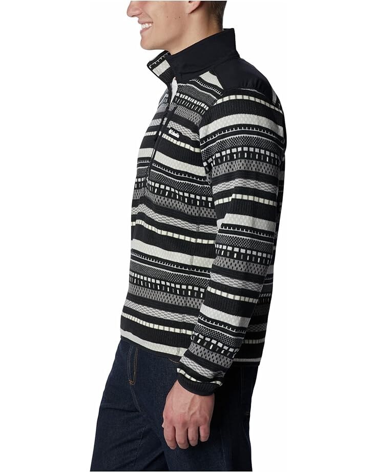 

Свитер Columbia Sweater Weather II Printed 1/2 Zip, цвет Shark Apres Stripe