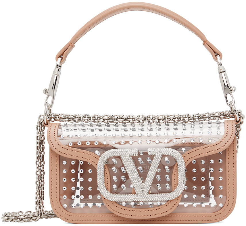 

Розовый маленький лок Сумка прозрачная Valentino Garavani