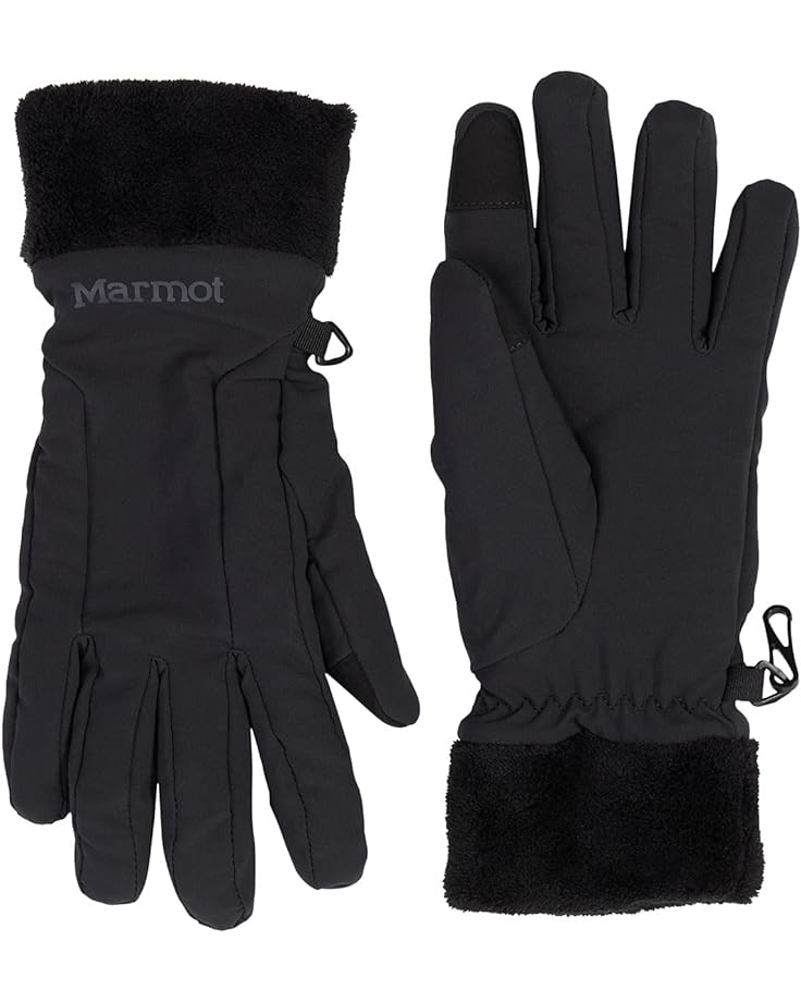 Перчатки Marmot Fuzzy Wuzzy Gloves, черный evriholder fuzzy wuzzy chenille duster