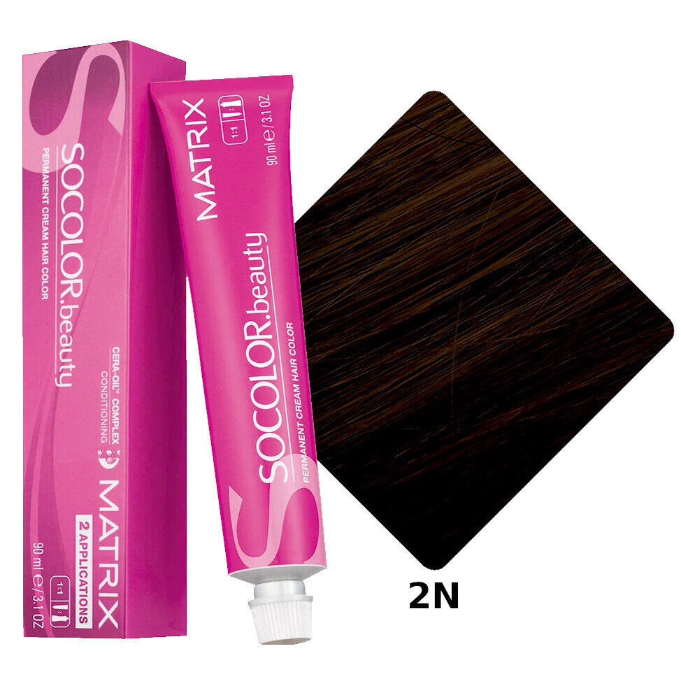 

Стойкая краска для волос 2н Matrix Socolor.Beauty, 90 мл