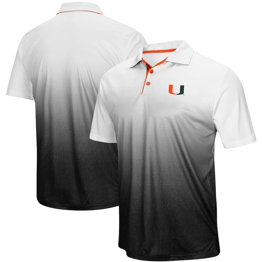 

Поло с коротким рукавом Colosseum Miami Hurricanes, серый