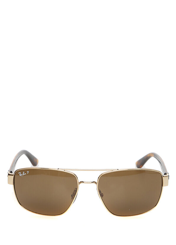 

Коричневые мужские солнцезащитные очки квадратной формы Ray-Ban