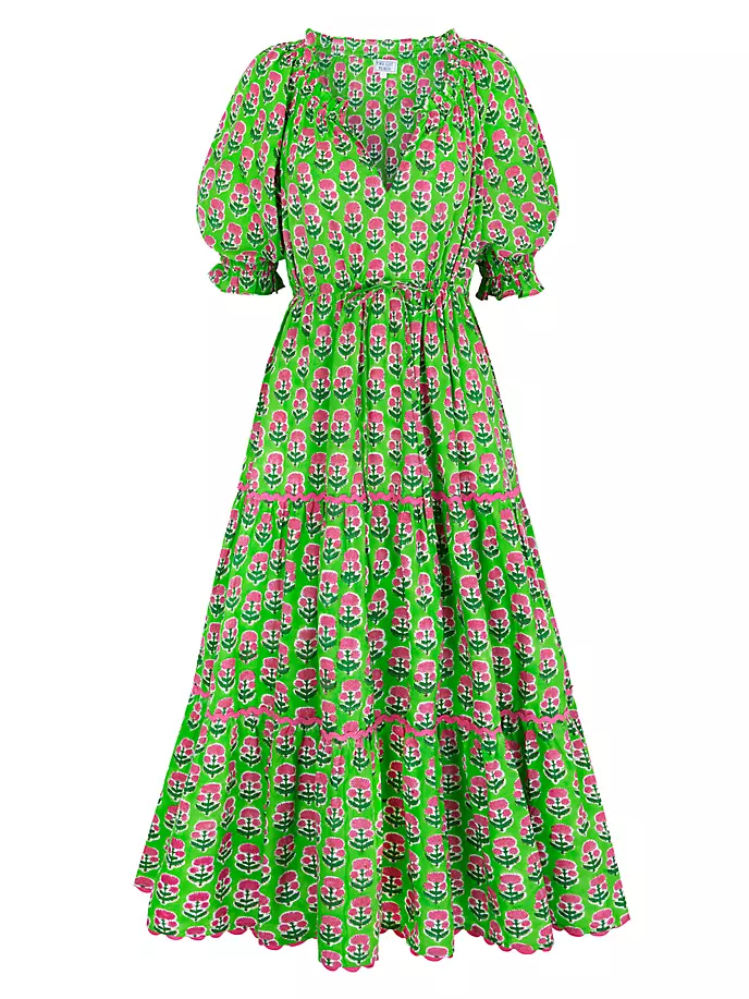 

Платье Калипсо Pink City Prints, цвет lime marigold