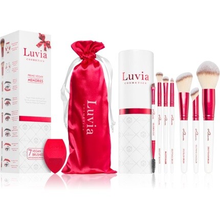

Набор кистей Prime Vegan Memories с футляром Luvia Cosmetics