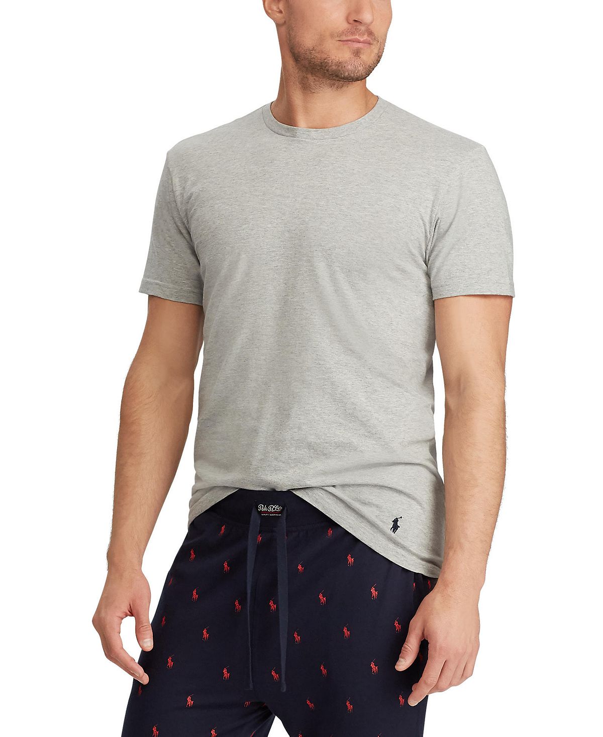 цена Мужская рубашка приталенного кроя с круглым вырезом, комплект из 3 шт. Polo Ralph Lauren