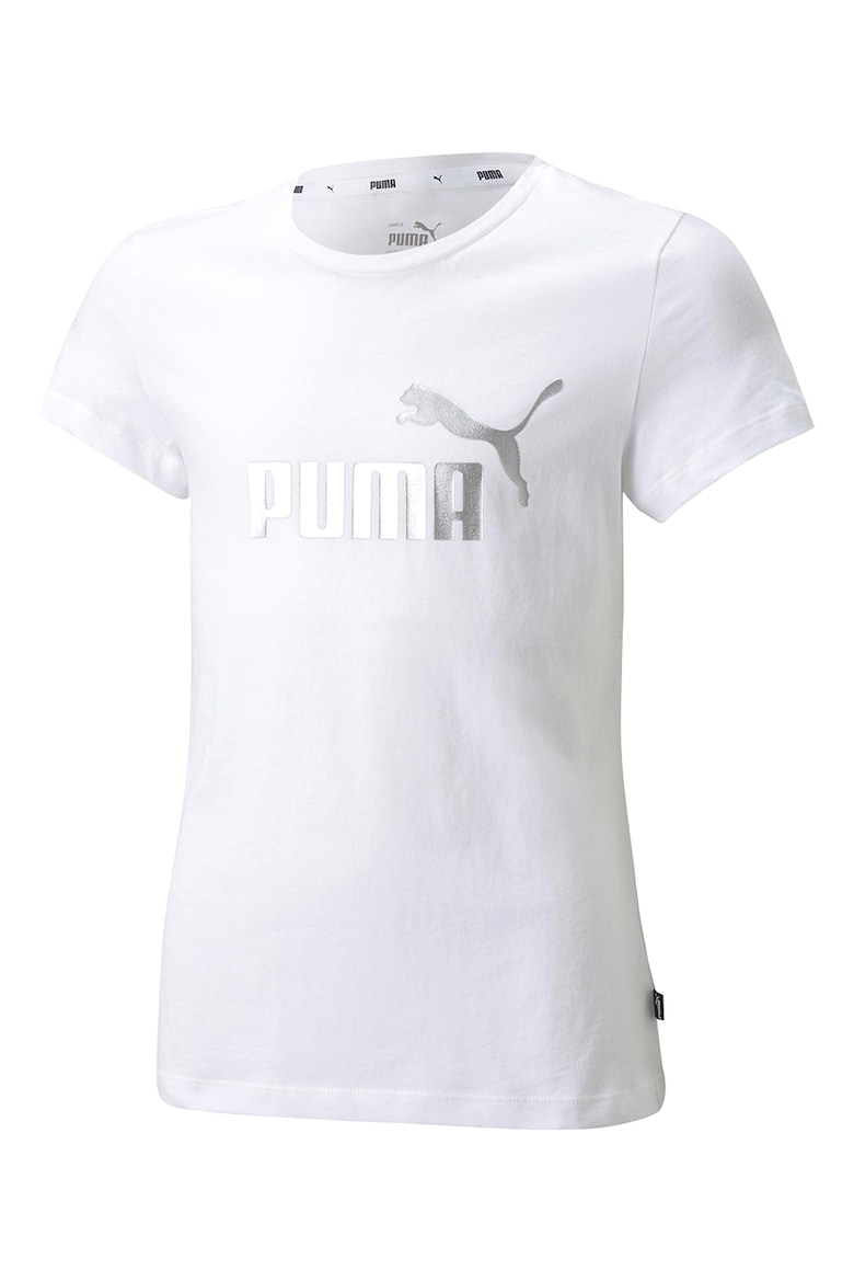 Ess+ хлопковая футболка Puma, белый фото