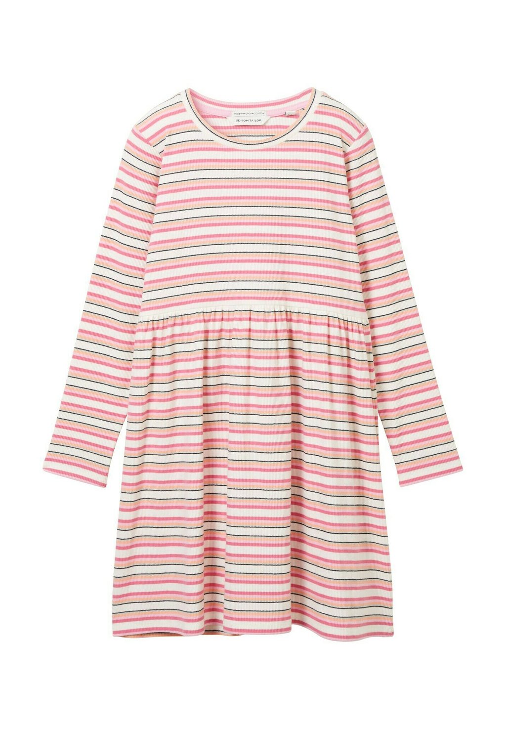 Повседневное платье TOM TAILOR, цвет irregular multicolor stripe