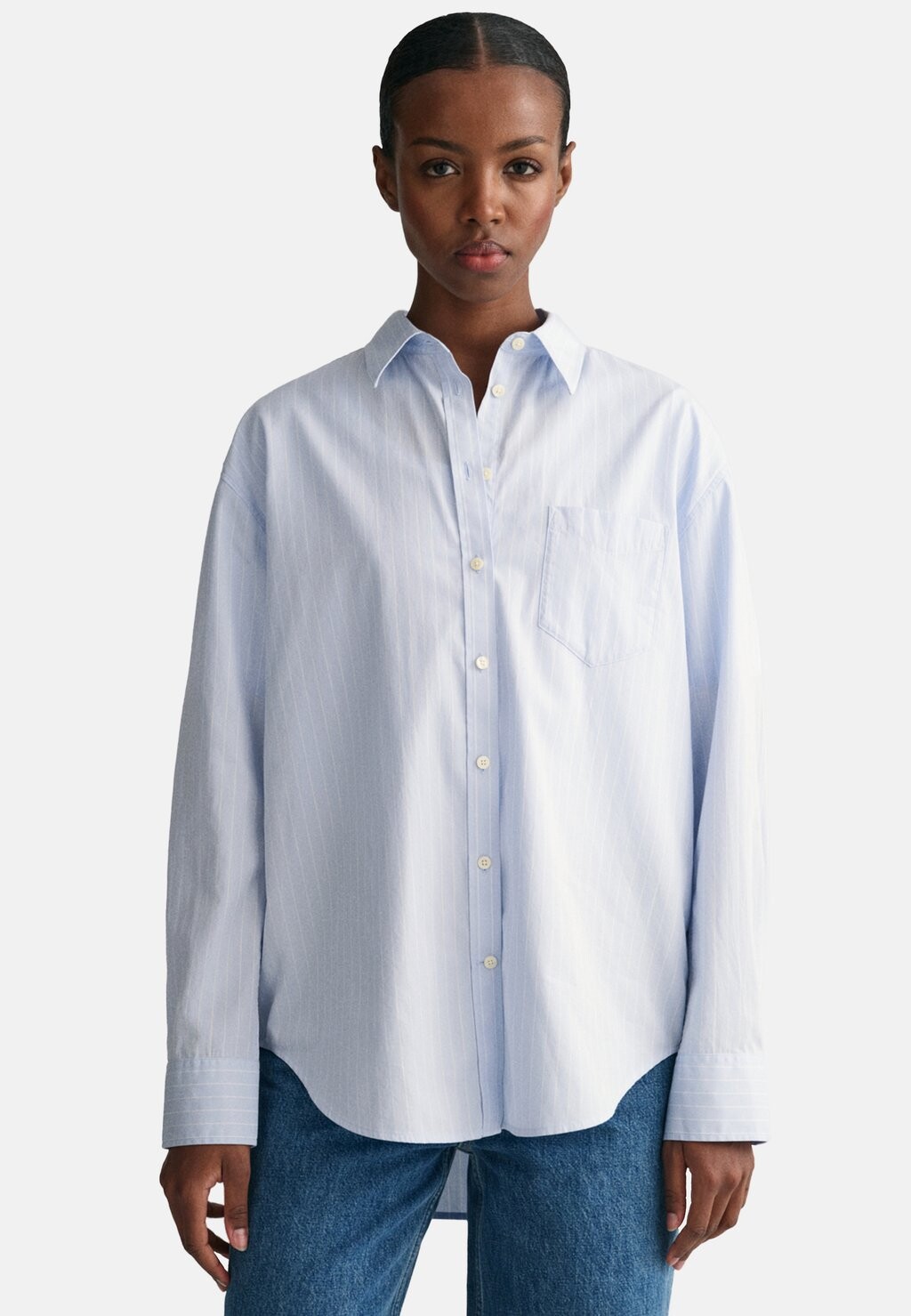 

Рубашка GANT STRIPED, голубой