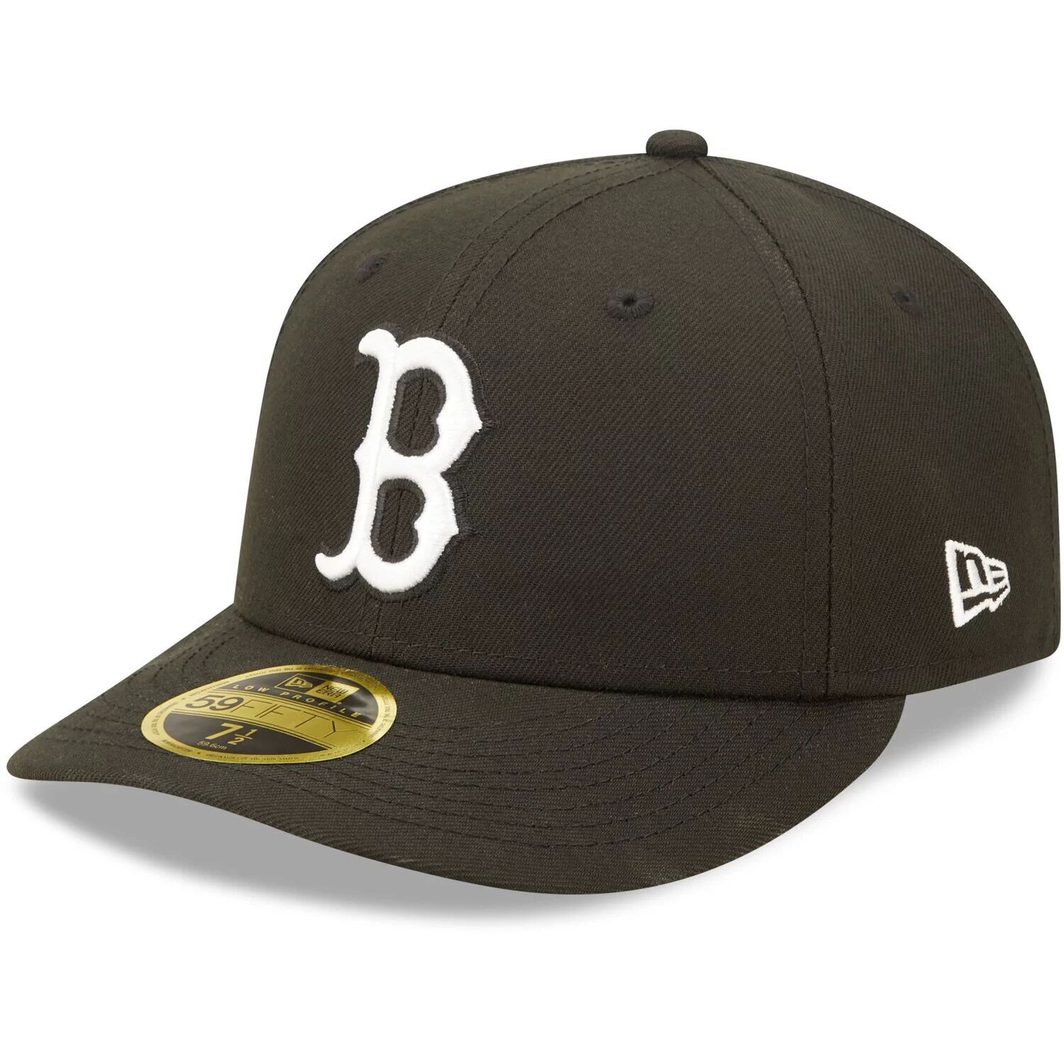 

Мужская низкопрофильная шляпа New Era Boston Red Sox черно-белая 59FIFTY
