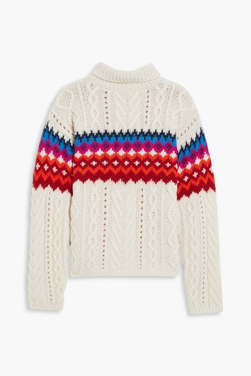 

Свитер Willow Fair Isle косой вязки из смесовой шерсти RAG & BONE, кремовый