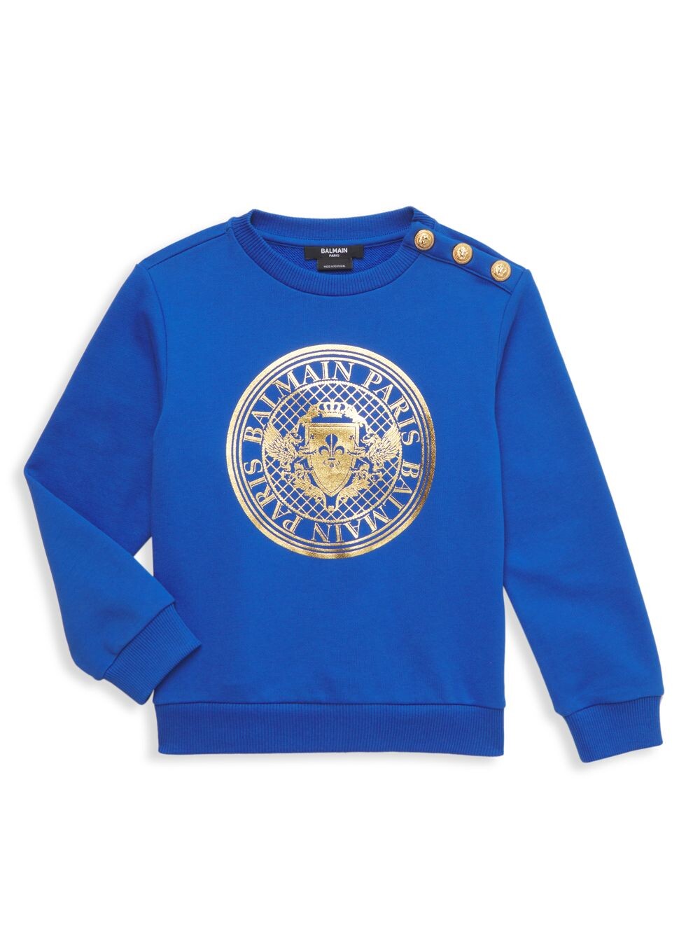 

Толстовка с логотипом Little Boy's & Boy's Coin Balmain, зеленый