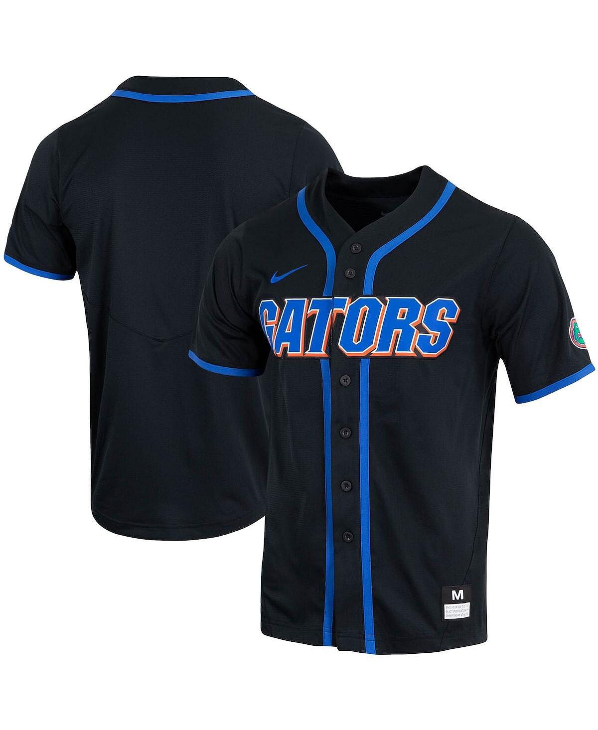 

Мужская черная бейсбольная майка на пуговицах Florida Gators Replica Nike
