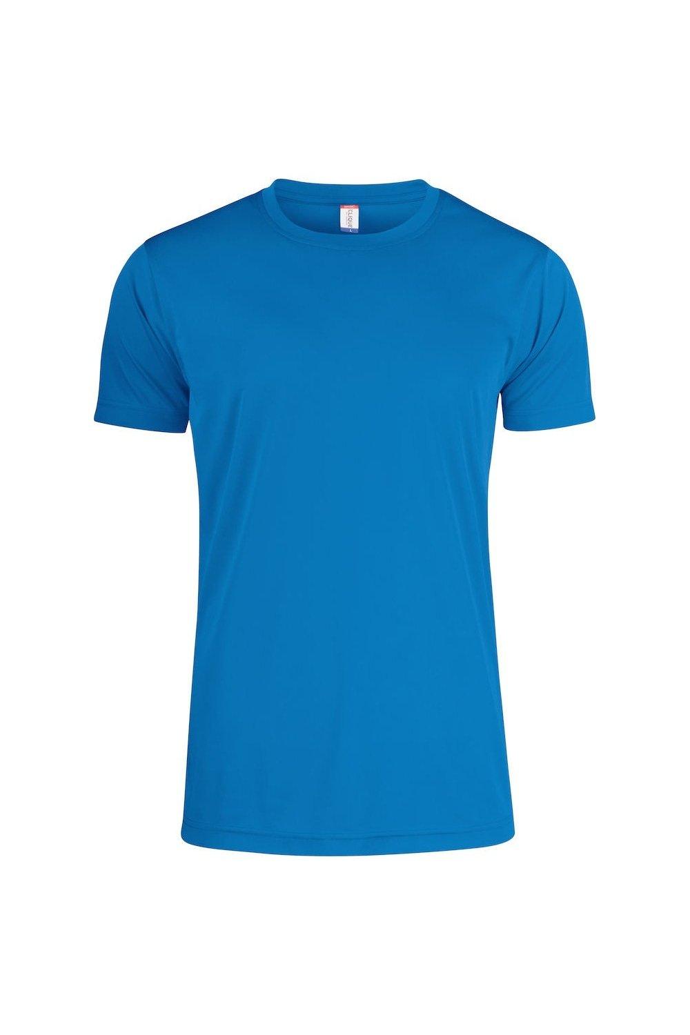 Базовая активная футболка Clique, синий базовая спортивная сумка clique синий