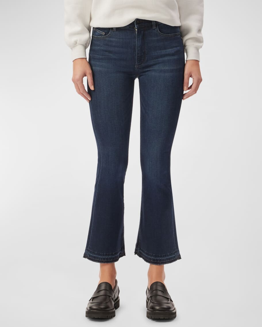 

Укороченные джинсы Bridget Bootcut с высокой посадкой Instasculpt DL1961 Premium Denim