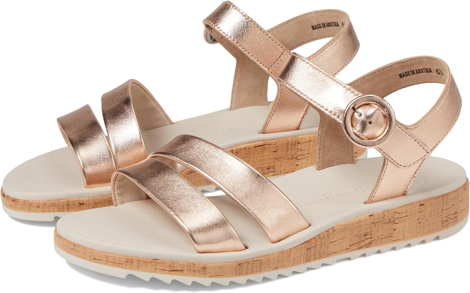 

Сандалии Paul Green Teegan, цвет Rosato Nappa Metallic