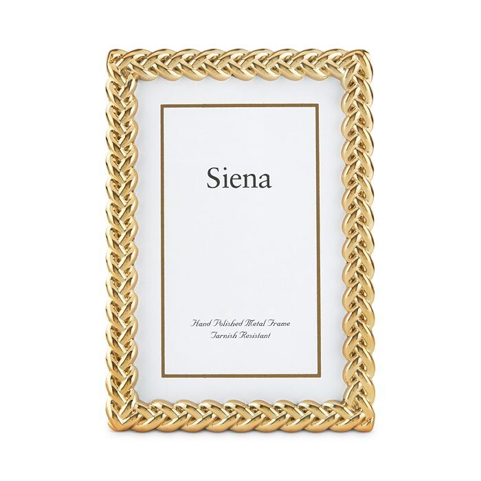 

Рамка для фотографий Siena Gold Braid 4 x 6 дюймов, золотой