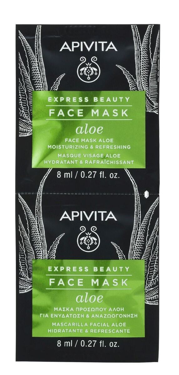 

Apivita Express Beauty Aloe медицинская маска, 2 шт.