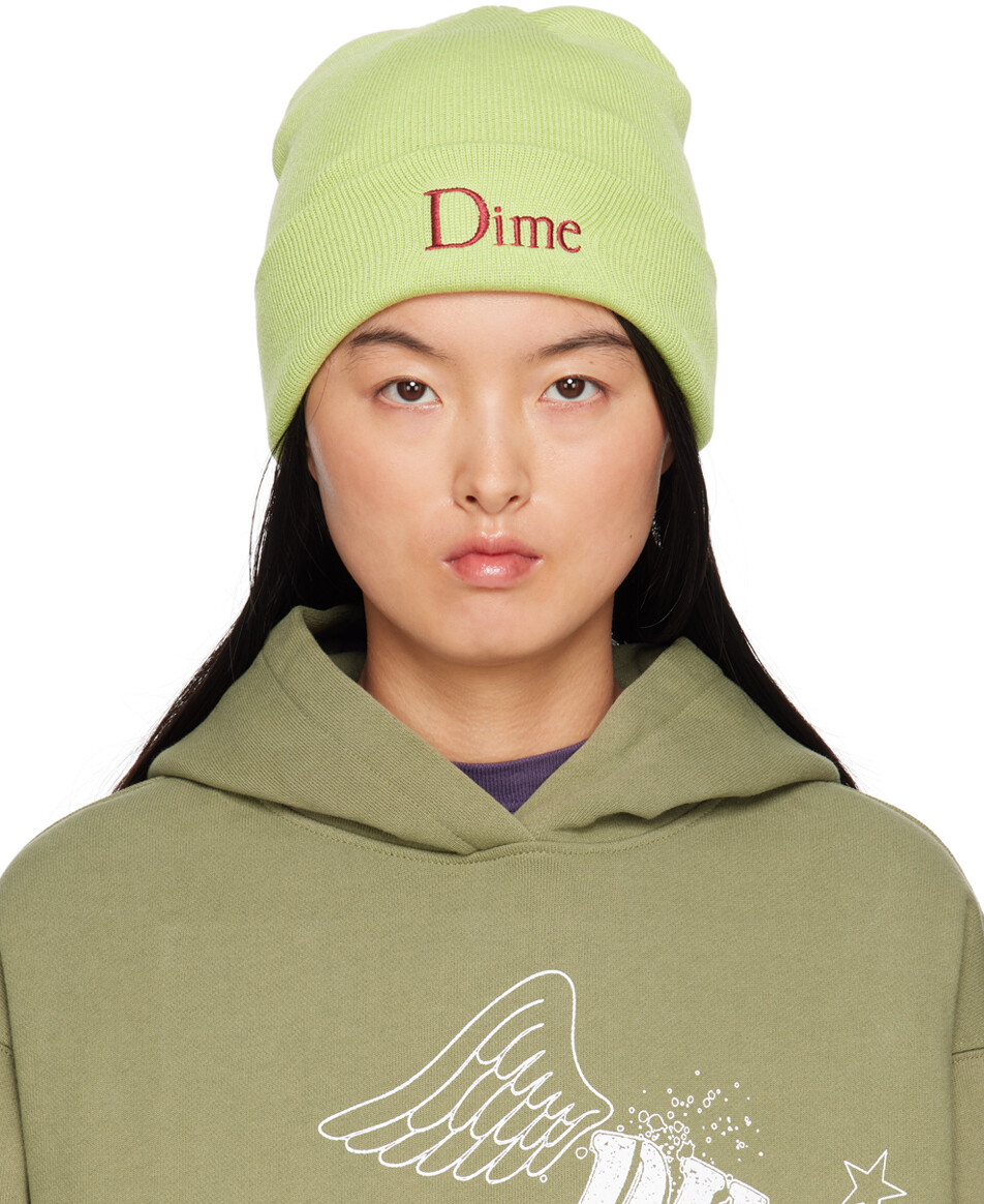 

Зеленая классическая шапка Dime