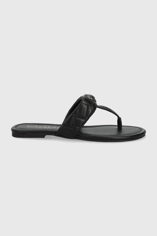 

Кожаные шлепанцы Kensington T-Bar Kurt Geiger London, черный