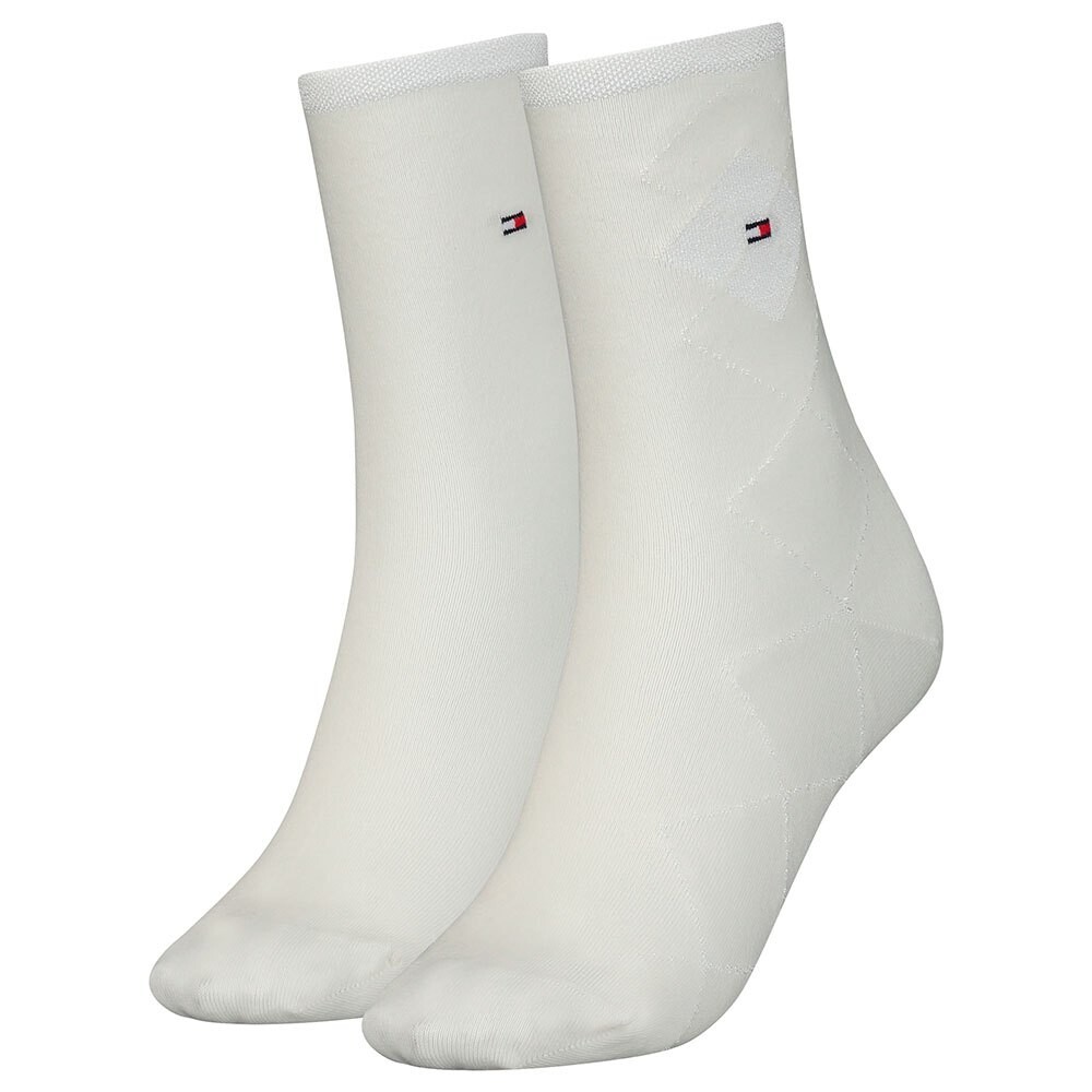

Носки Tommy Hilfiger Shiny Argyle 2 шт, белый