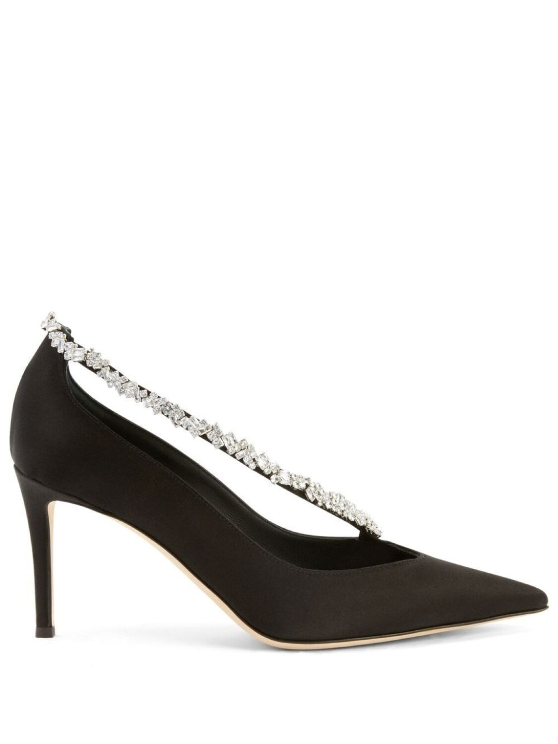 

Giuseppe Zanotti декорированные туфли Filipa с кристаллами, черный