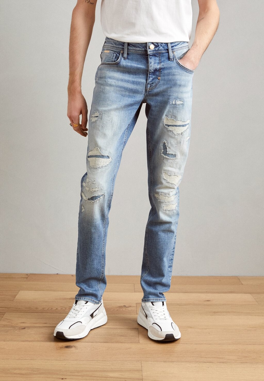 

Джинсы Tapered Fit OZZY VINTAGE GOLD LINE Antony Morato, цвет blue denim
