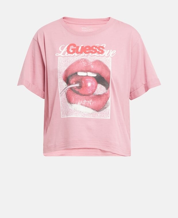 

Футболка Guess, розовый