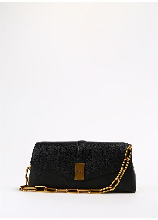 

Черная женская кожаная сумка через плечо 6X26x12 см R34GRB26BGD Dkny, черный