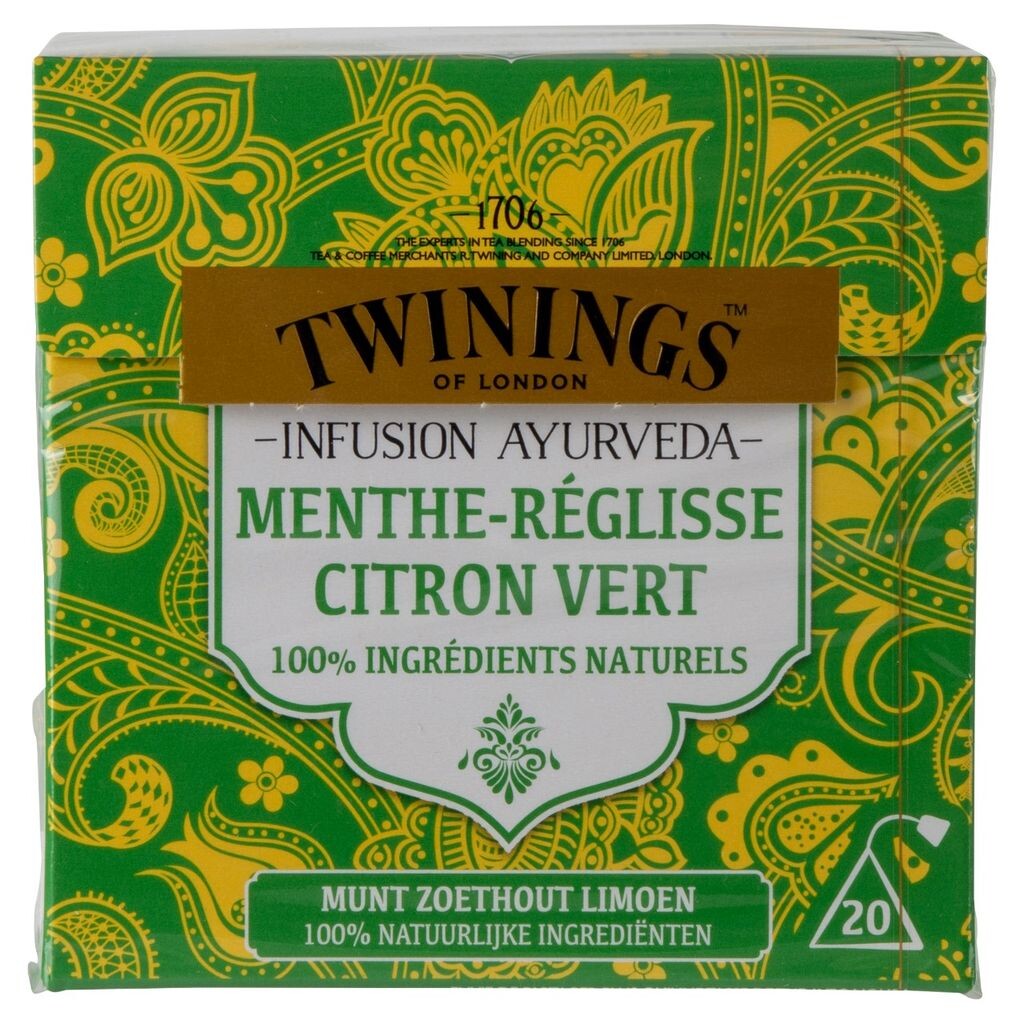

Twinings Аюрведический чай с лакрицей и лимоном 30 грамм