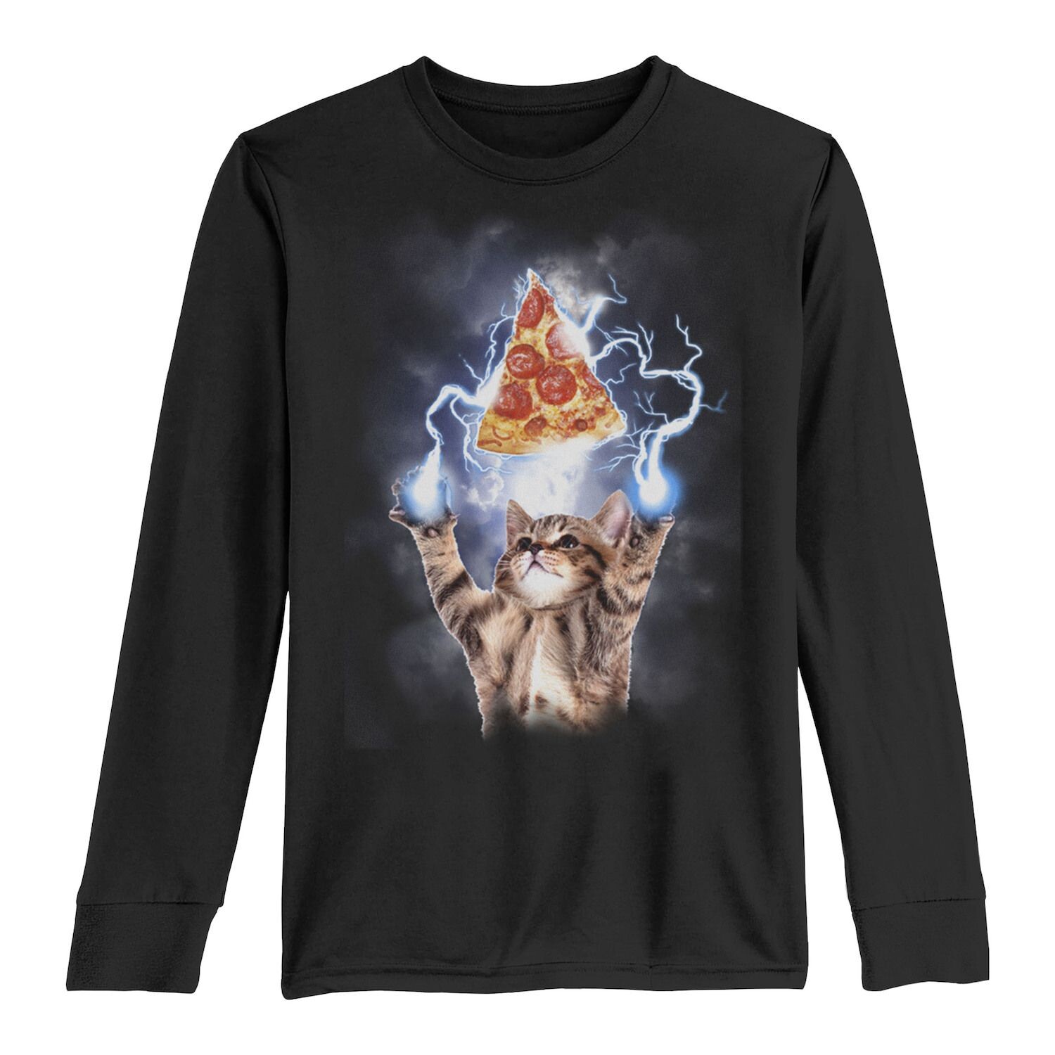 

Футболка с длинными рукавами Lightning Pizza Cat для мальчиков 8–20 лет Licensed Character