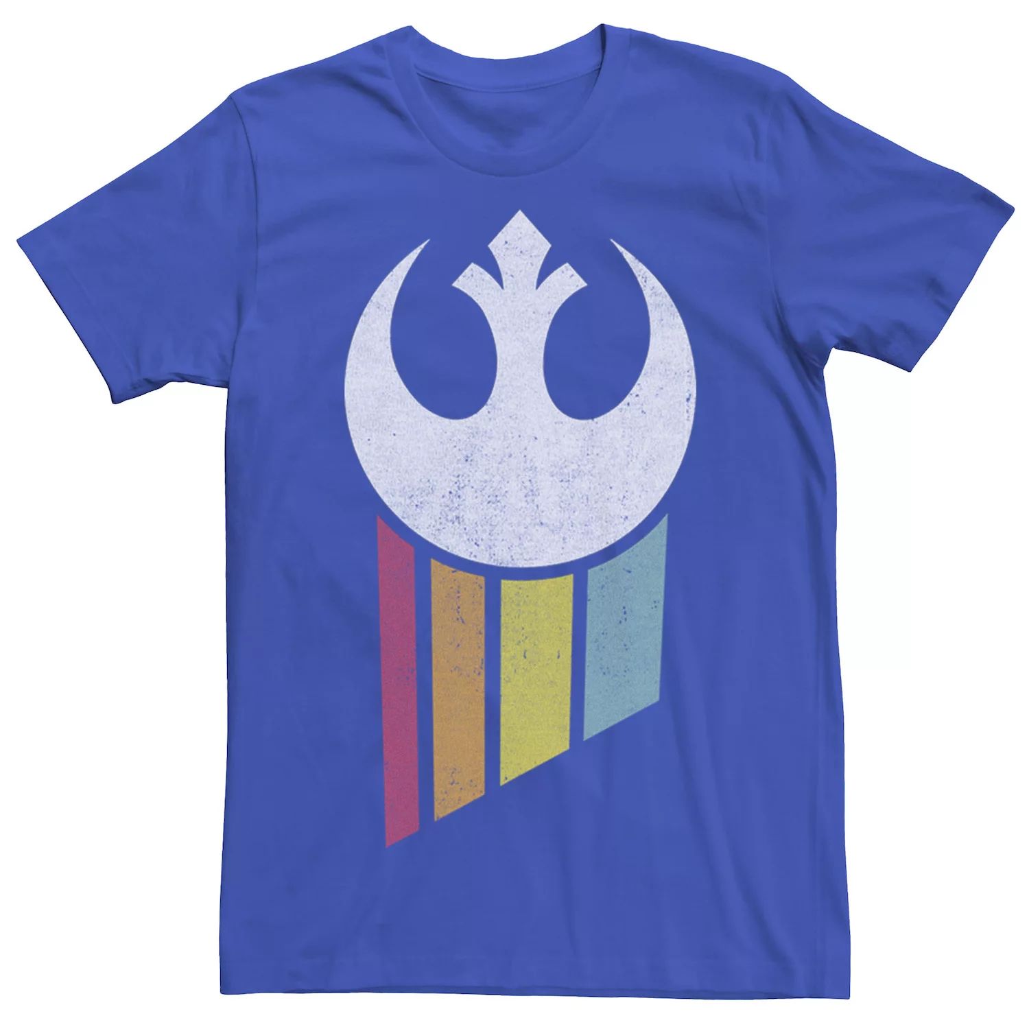 цена Мужская футболка Rebel Rainbow с логотипом Star Wars