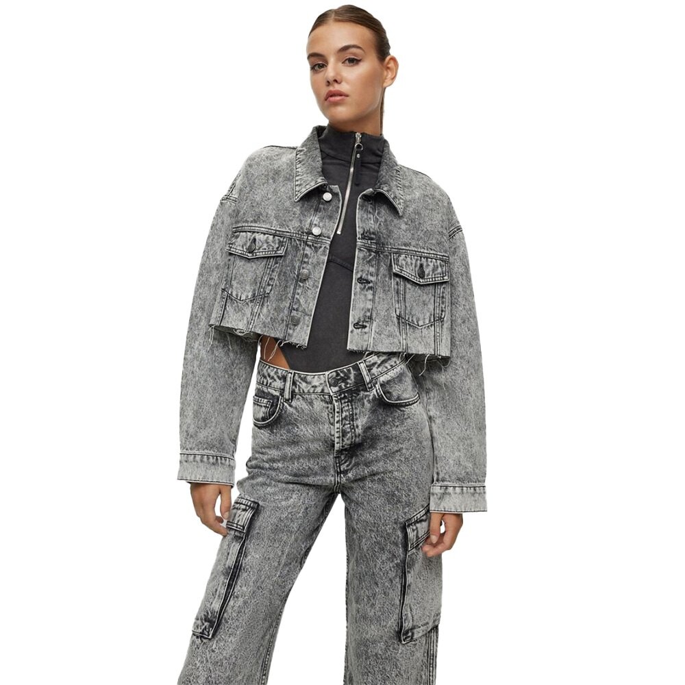 

Куртка HUGO Iconic Bp Denim, серый
