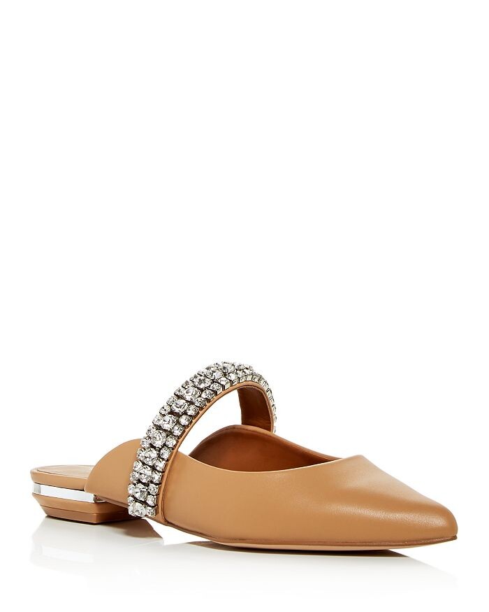 

Женские туфли без задника с острым носком и украшением Princely KURT GEIGER LONDON