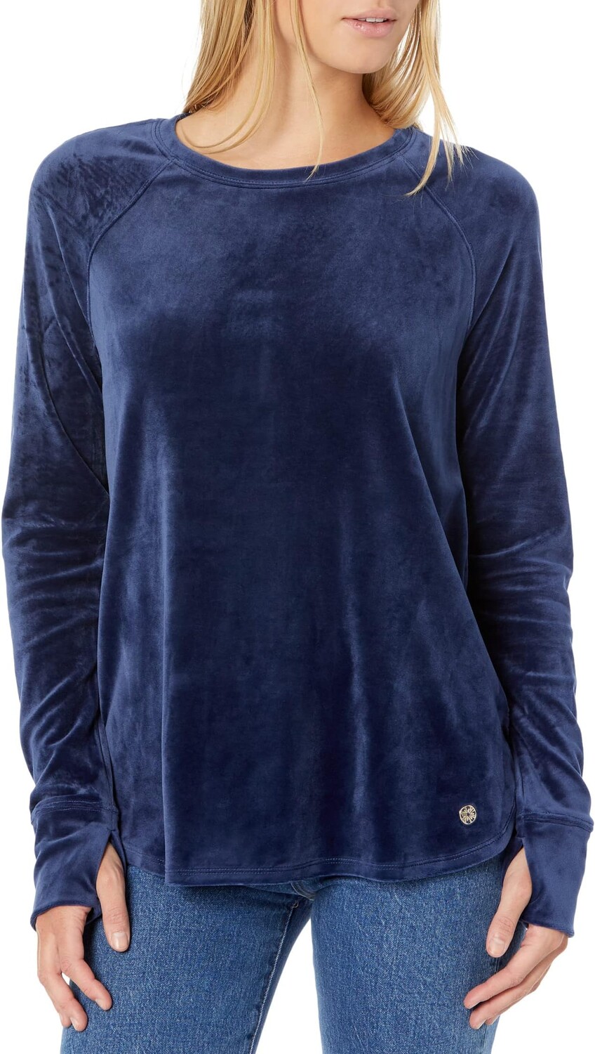 

Велюровый пуловер Blythe Lilly Pulitzer, цвет Low Tide Navy