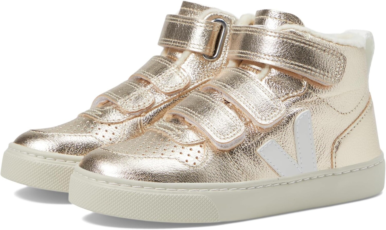 

Кроссовки Small V-10 Mid Winter VEJA, цвет Platine/White