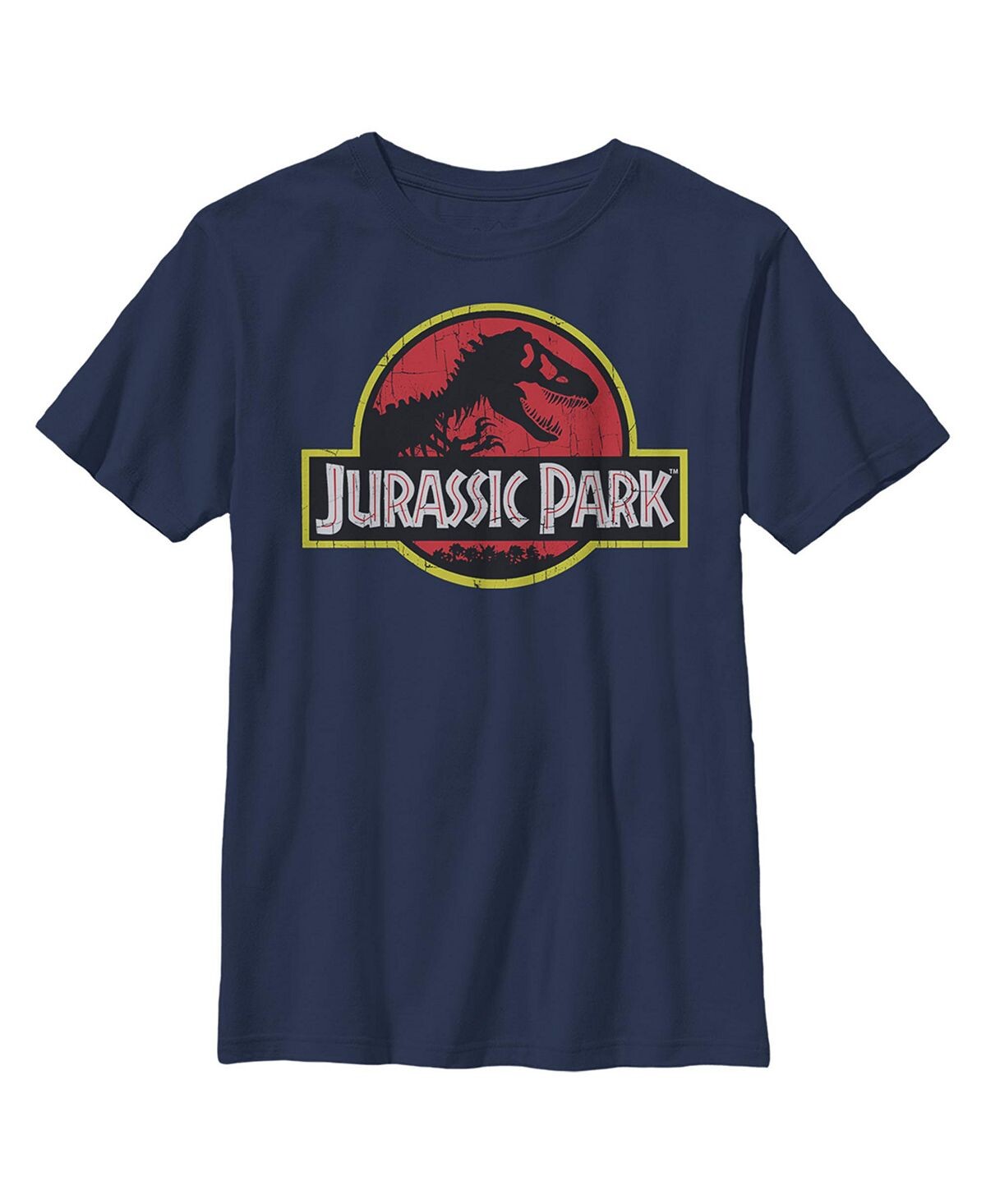 

Детская футболка с логотипом «Парк Юрского периода» T Rex Skeleton Movie для мальчиков NBC Universal