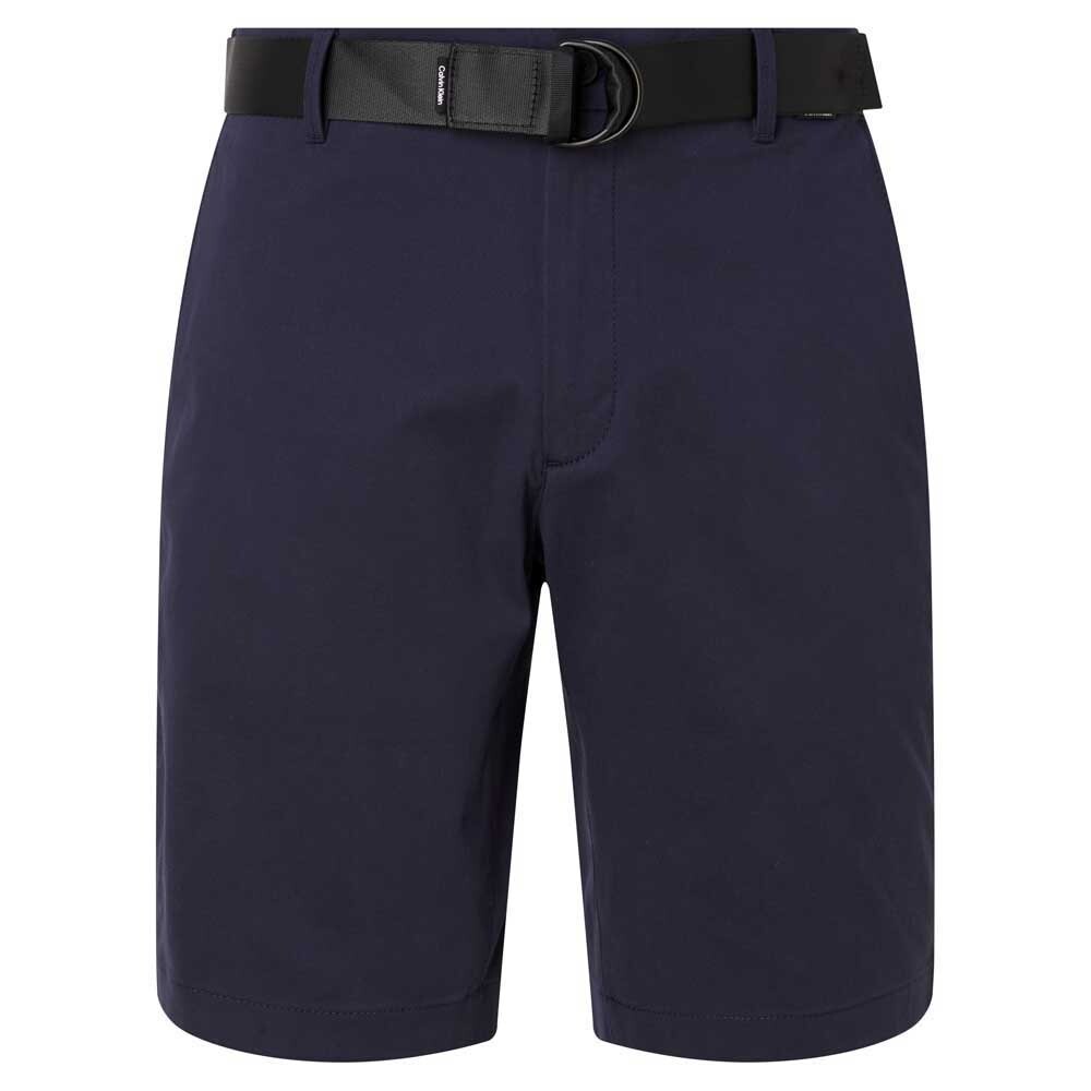 

Шорты Calvin Klein Modern Twill Slim Belt, синий