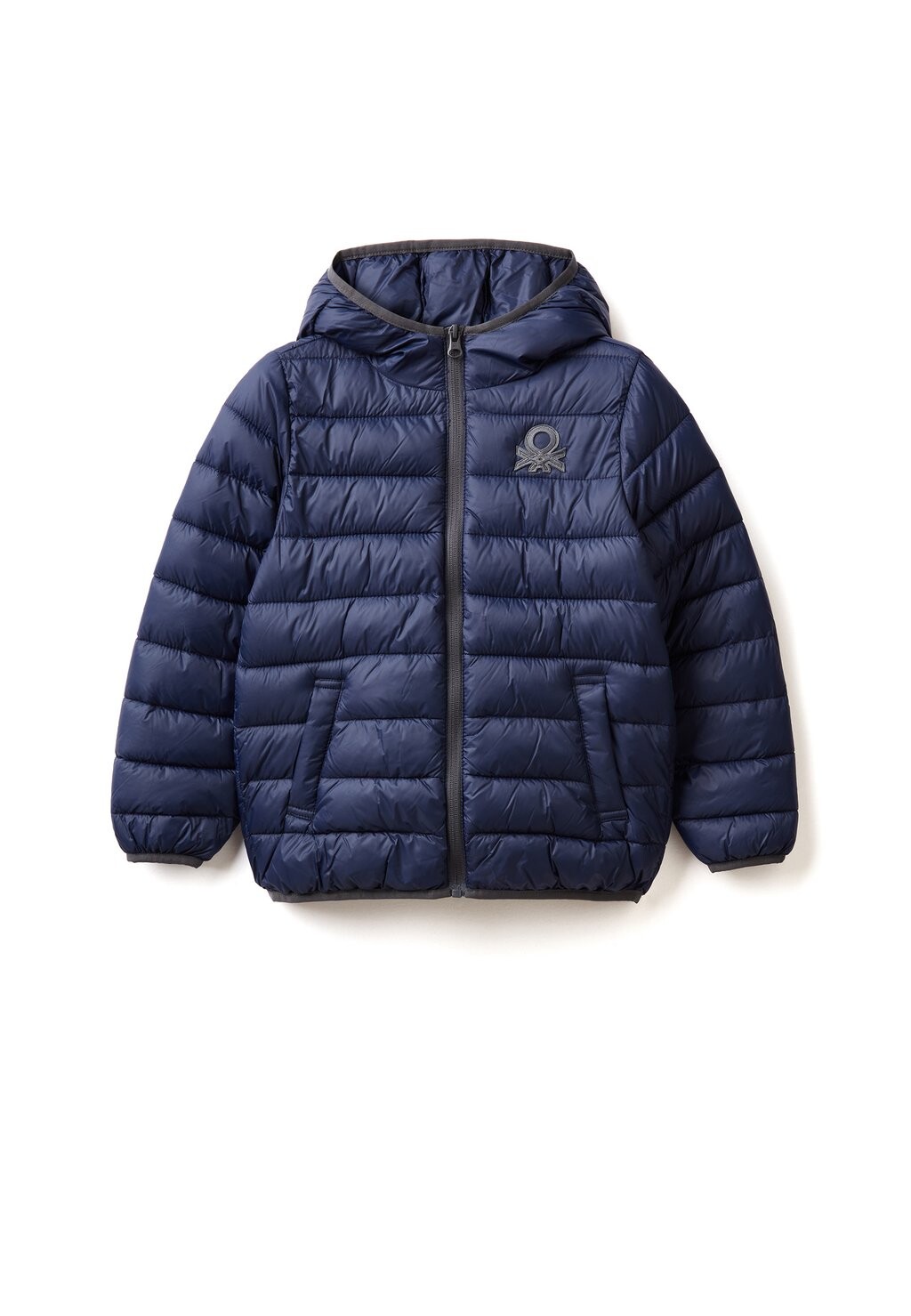 

Зимняя куртка PADDED WITH HOOD United Colors of Benetton, цвет blue