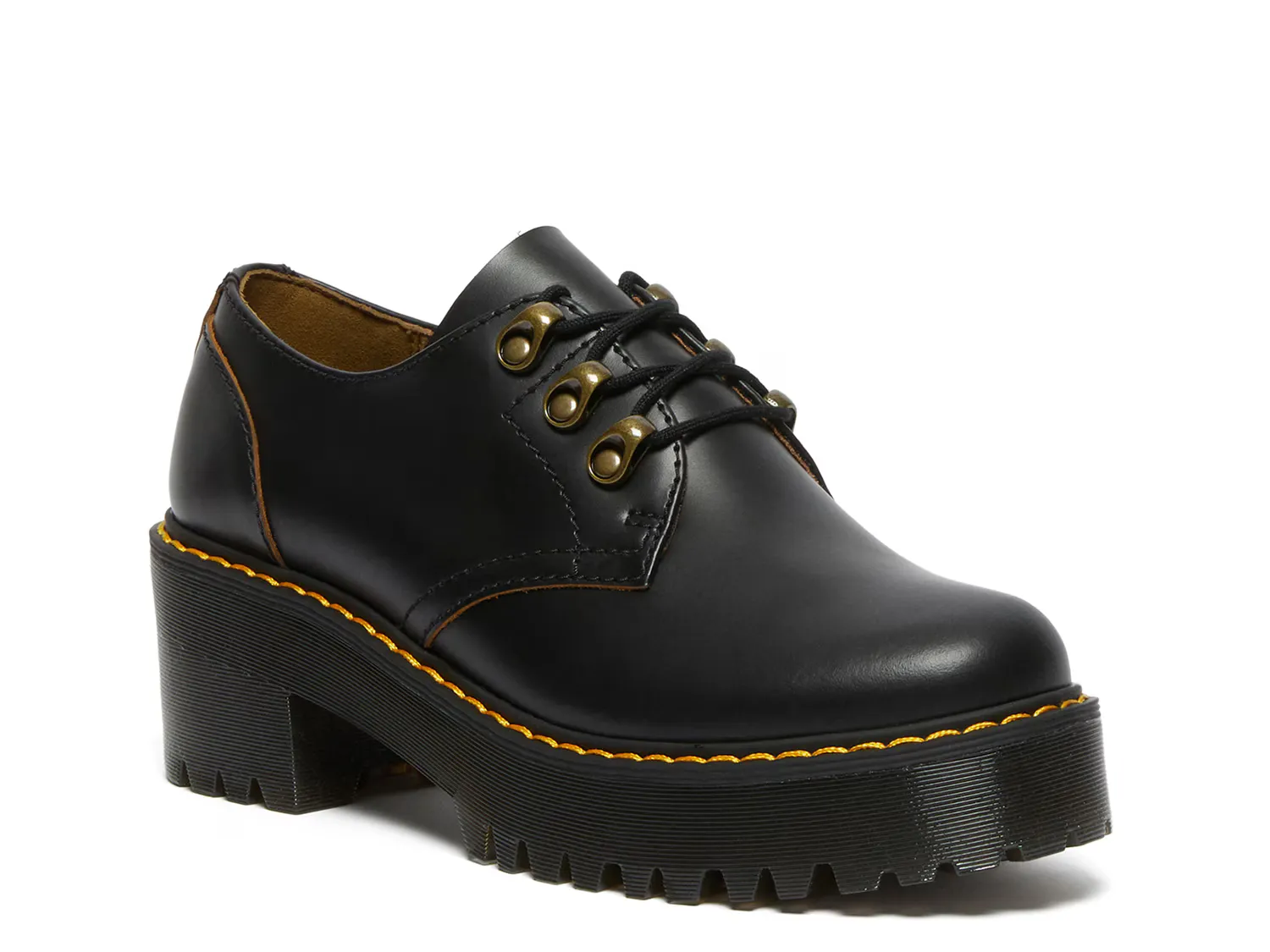 

Оксфорды Leona Lo Platform Oxford Dr. Martens, черный