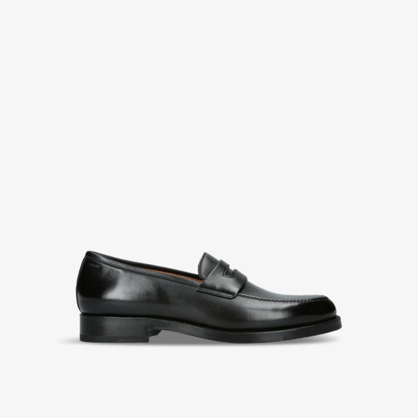 Кожаные лоферы schoenen со вставками Bally, черный лоферы bally saix черный