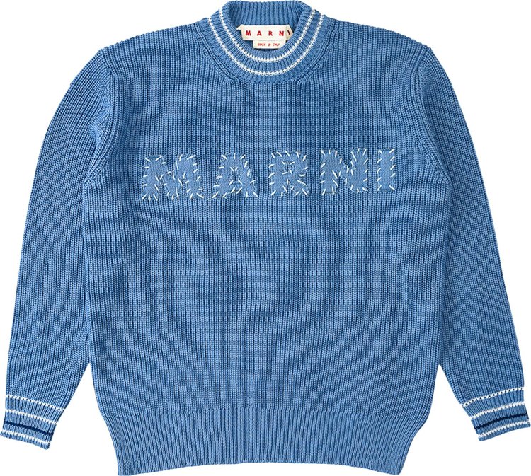 Свитер Marni Roundneck 'Blue', синий свитер esprit badwing roundneck средне серый