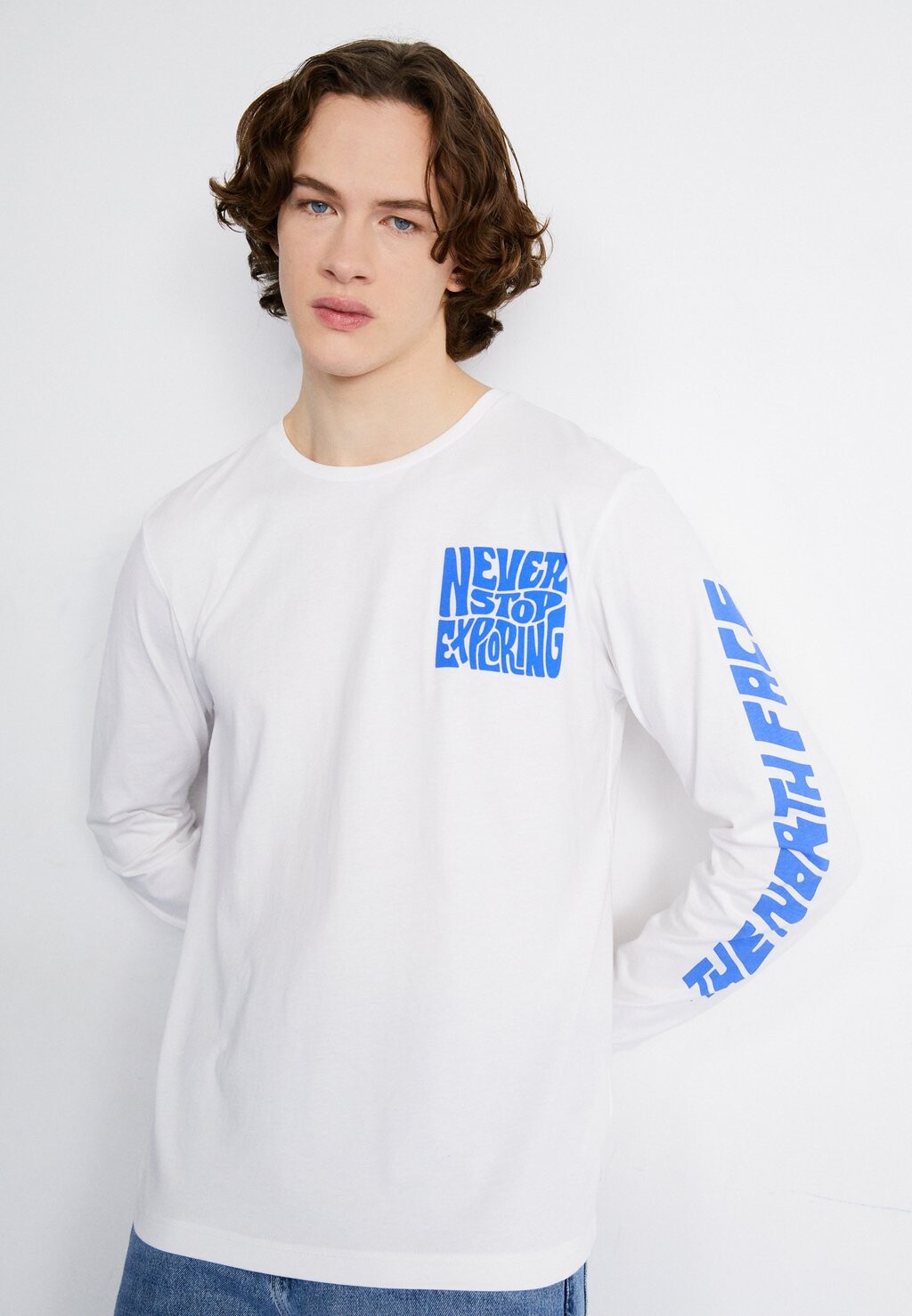 

Футболка с длинным рукавом Mountain Play Tee The North Face, белый